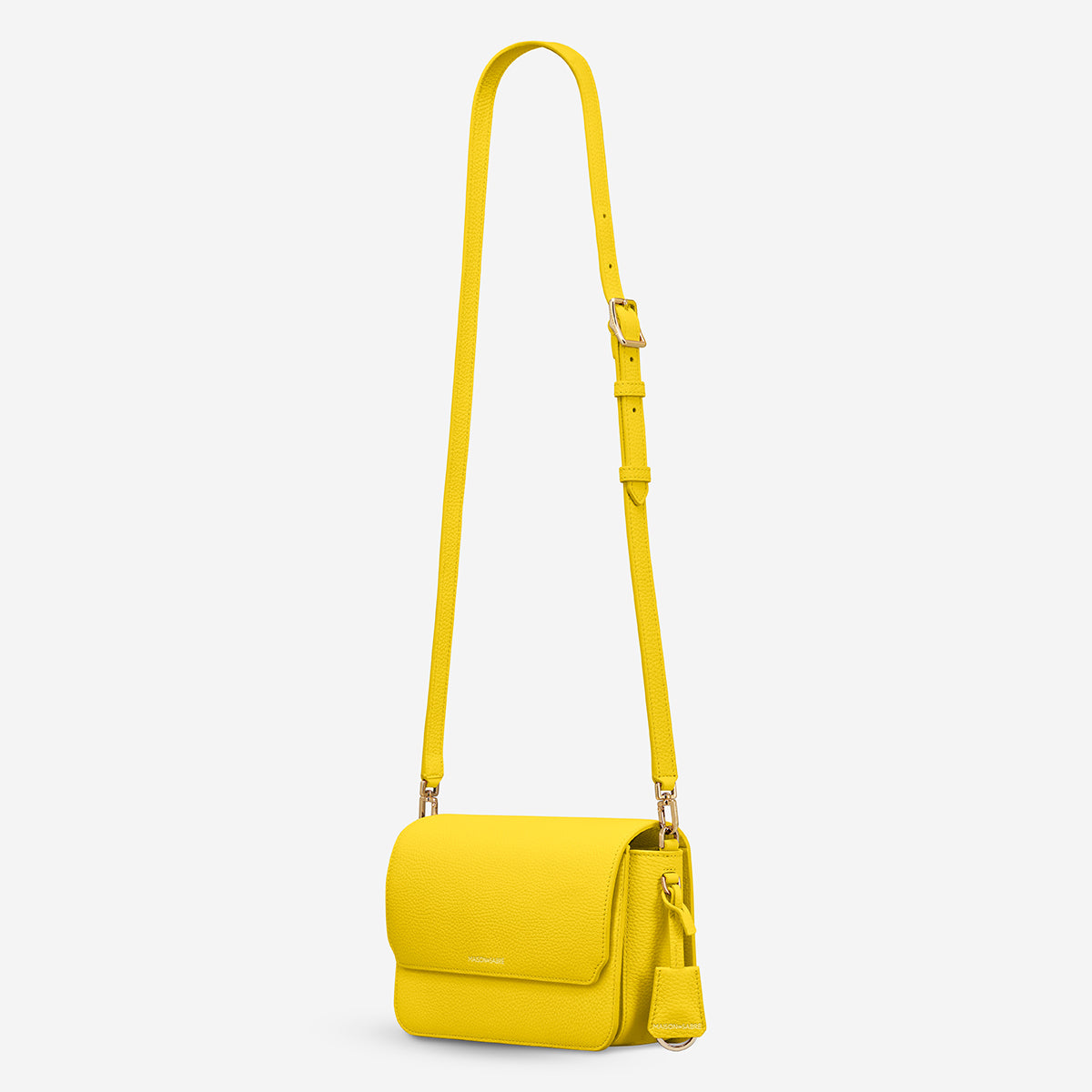 Medium Flap Bag in Daisy Yellow | MAISON de SABRÉ