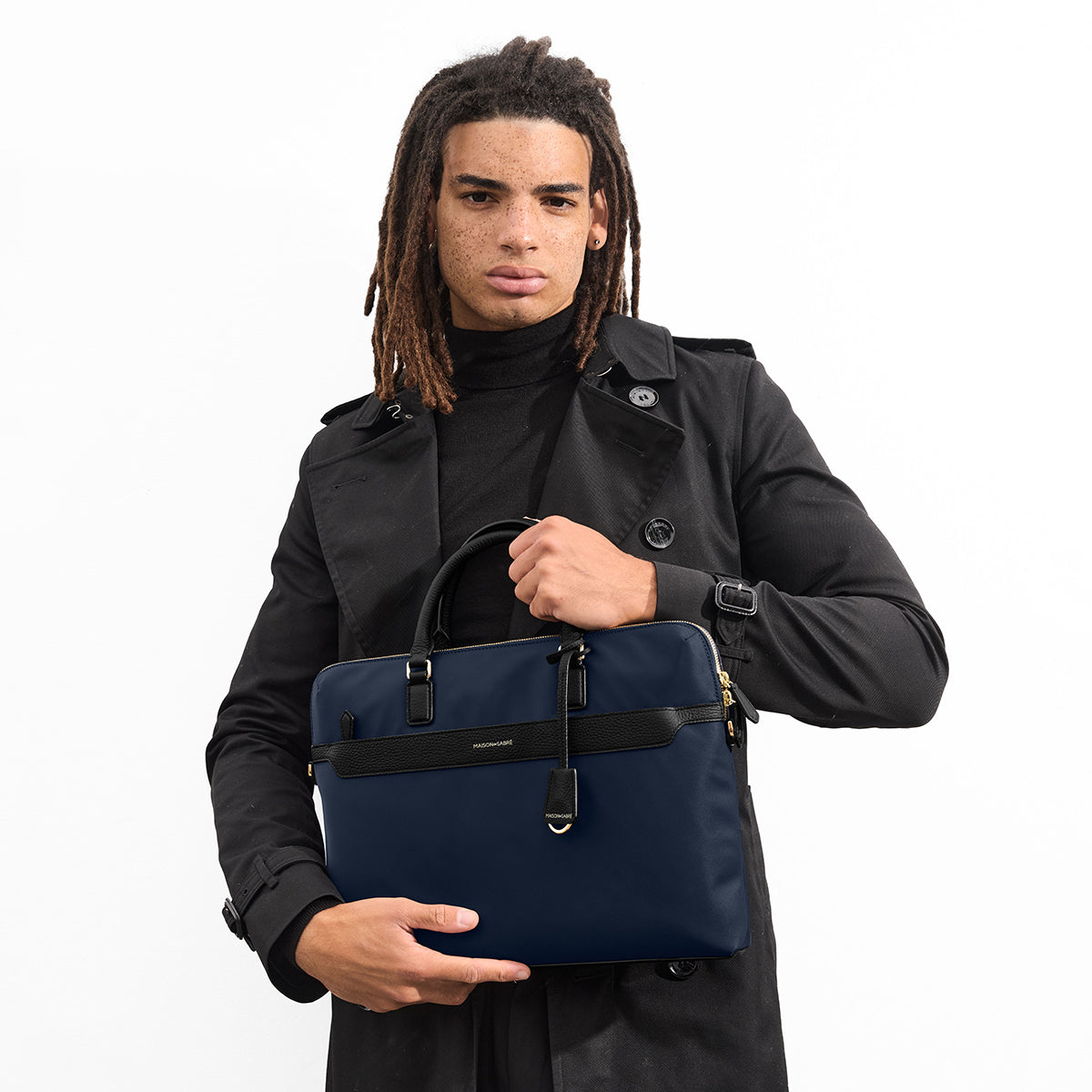 The Resilon™ Nylon Laptop Bag - Sabré Blue