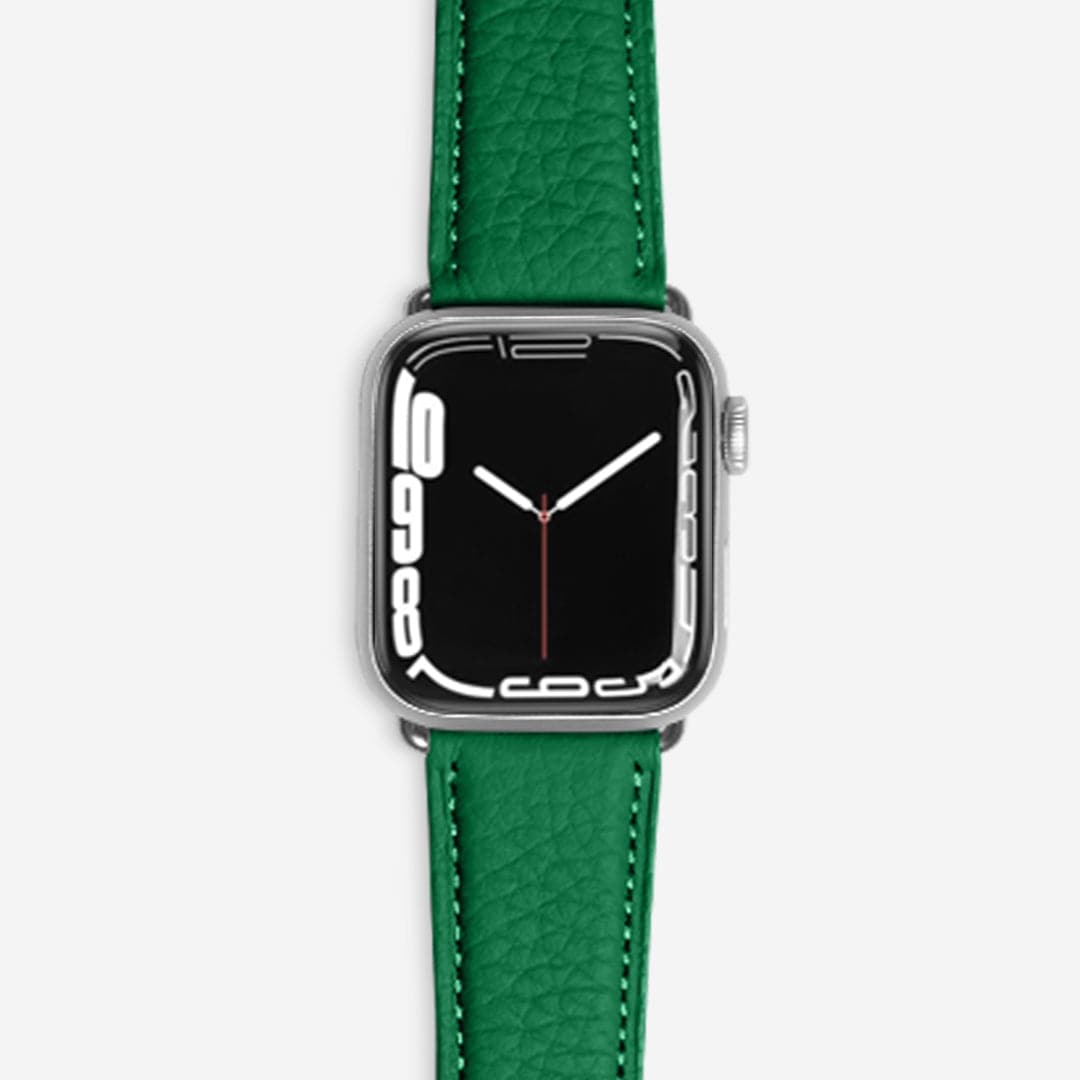 Apple Watch Band (42/45/49mm) - Emerald Green – MAISON de SABRÉ Apple Watch Band (42/45/49mm) - Emerald Green – MAISON de SABRÉ