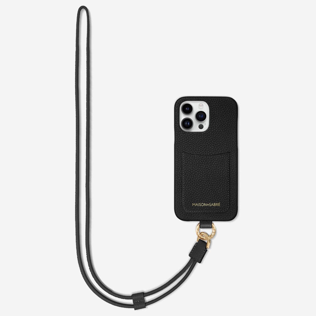 The Sling Phone Case iPhone 14 Pro Max - Black Caviar – MAISON de