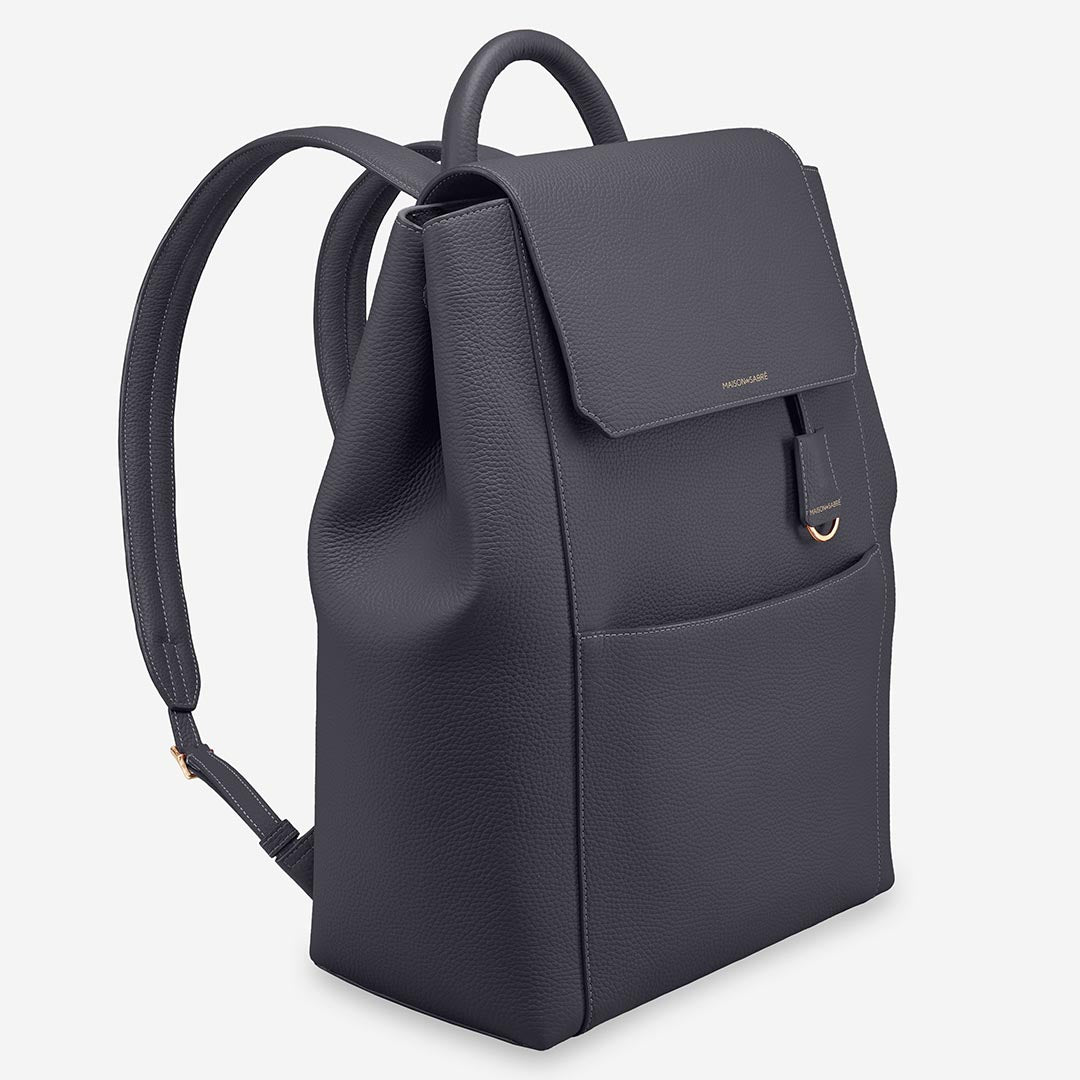 The Large Soft Backpack - Graphite Grey – MAISON de SABRÉ