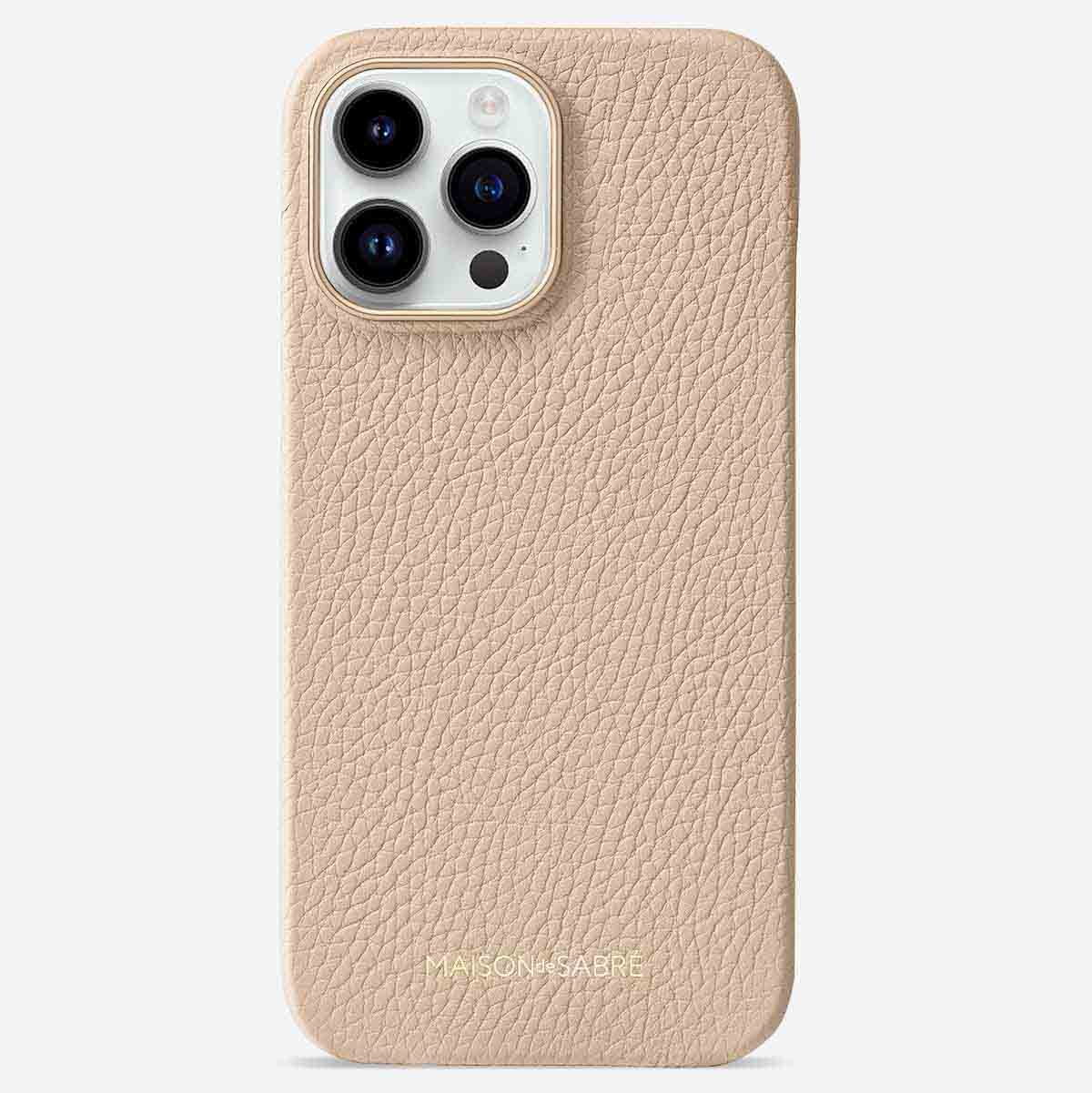 iPhone 15 Pro Max Case in Saharan Nude | MAISON de SABRÉ