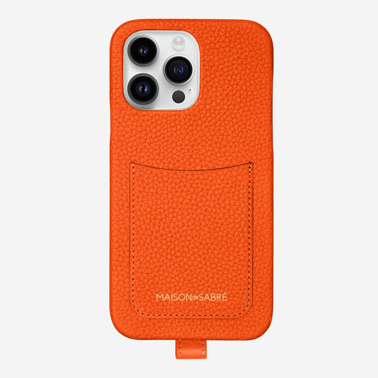 The Sling Phone Case iPhone 14 Pro Max - Manhattan Orange – MAISON de SABRÉ