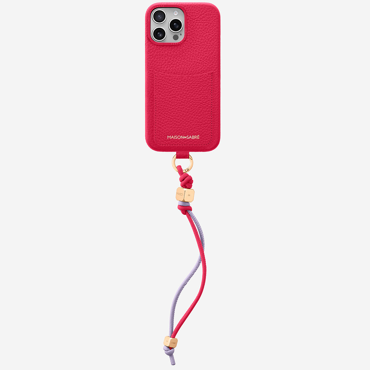 The Wristlet Phone Case iPhone 16 Pro - Shibuya Fuchsia