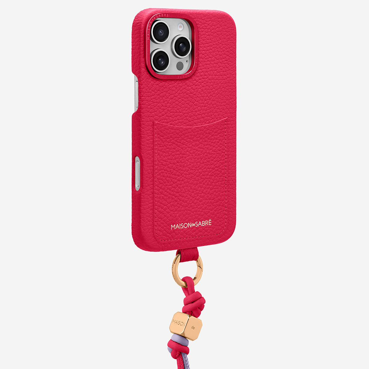 The Wristlet Phone Case iPhone 16 Pro - Shibuya Fuchsia