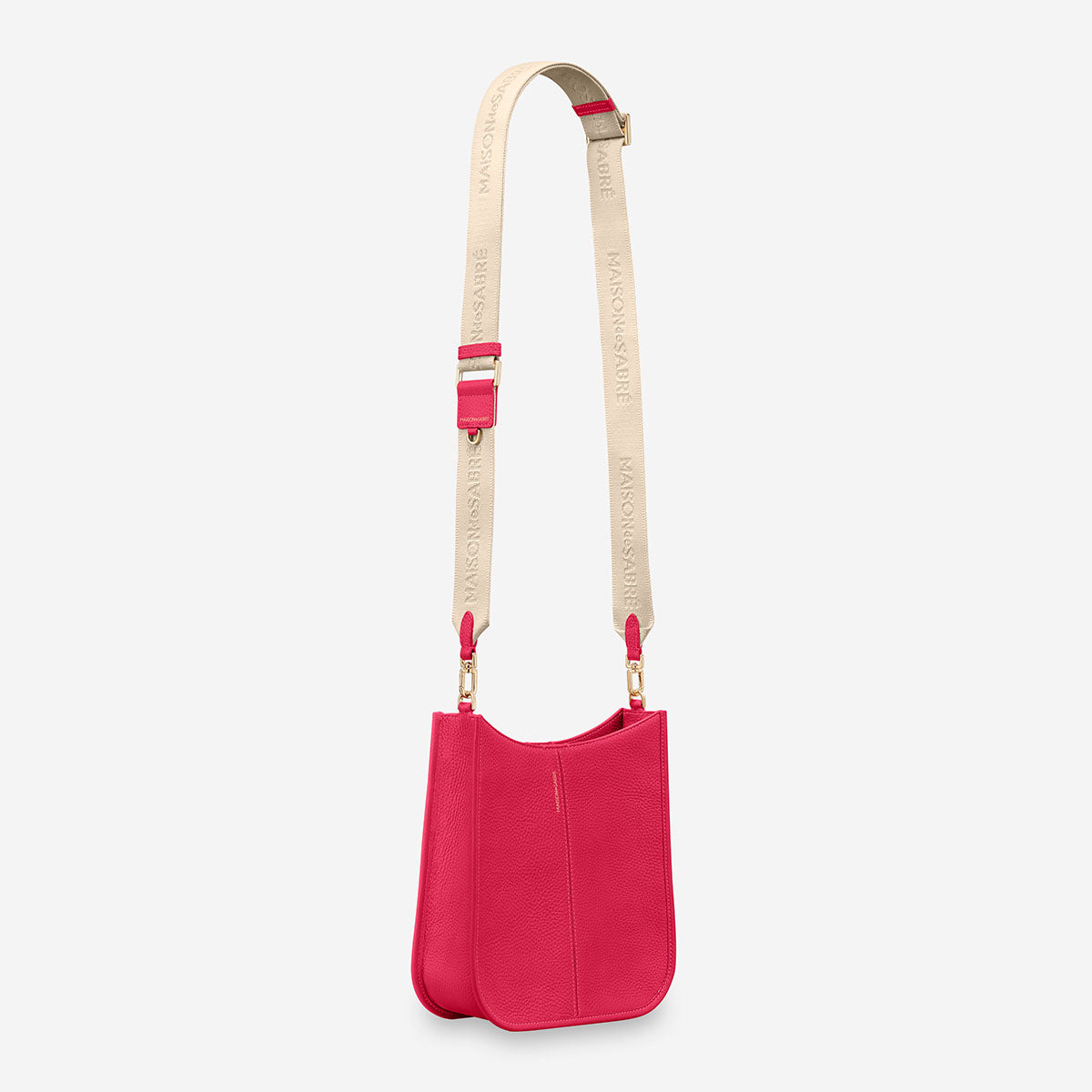 Saddle Bag in Shibuya Fuchsia | MAISON de SABRÉ