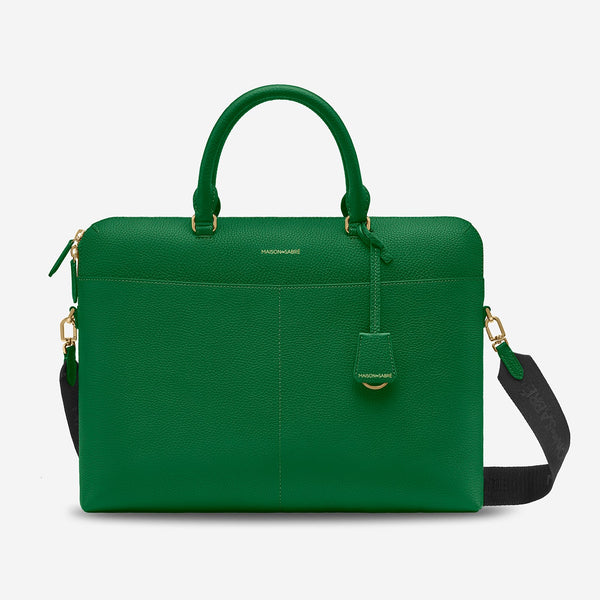 The Laptop Bag Emerald Green MAISON de SABRE