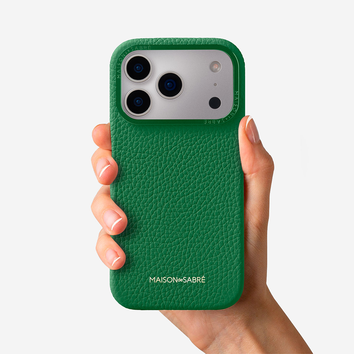 iPhone 17 Pro Max Case in Emerald Green | MAISON de SABRÉ