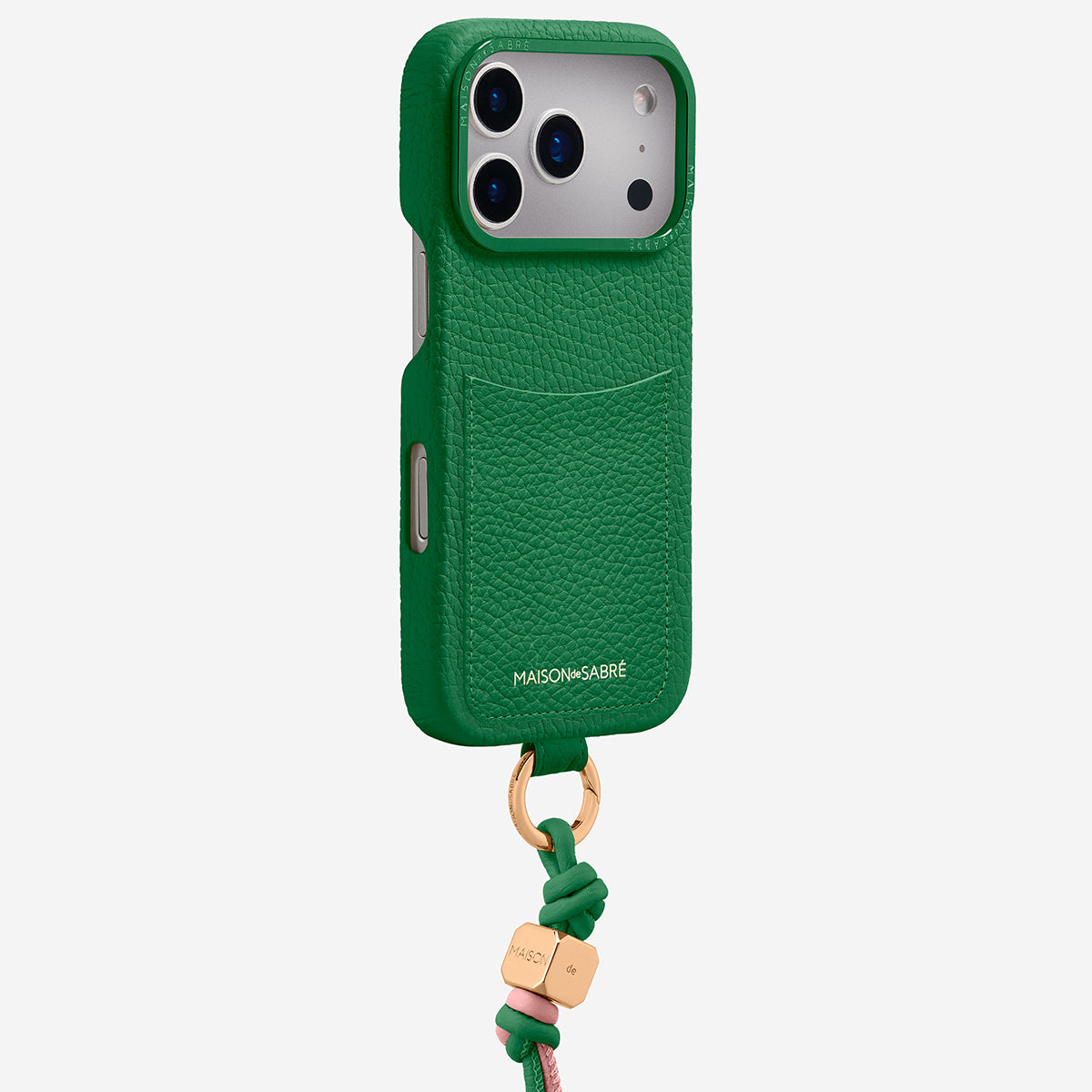 The Wristlet Phone Case iPhone 17 Pro Max - Emerald Green