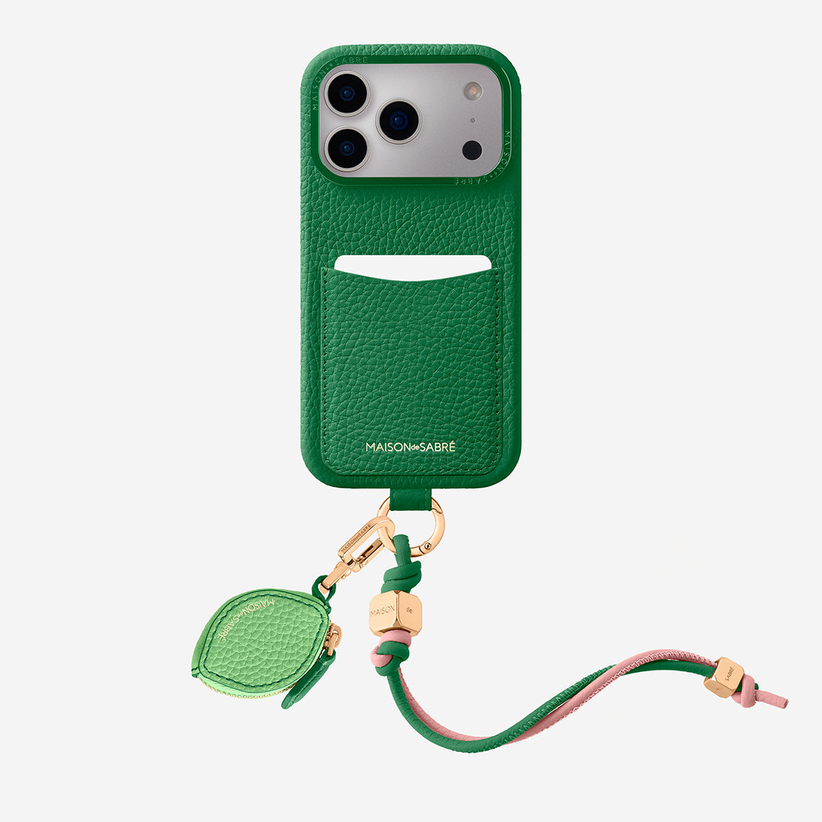 The Wristlet Phone Case iPhone 17 Pro Max - Emerald Green
