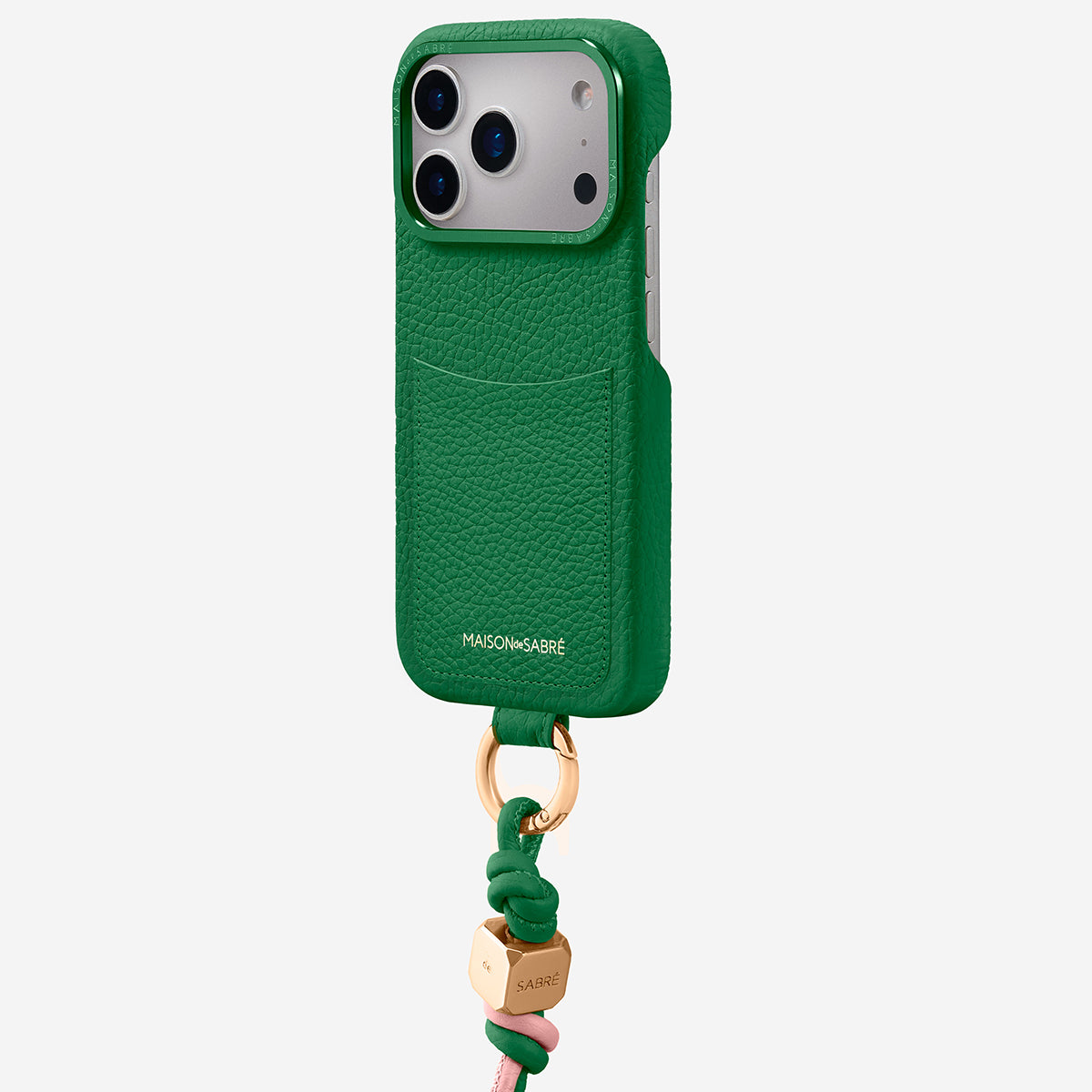 The Wristlet Phone Case iPhone 17 Pro Max - Emerald Green