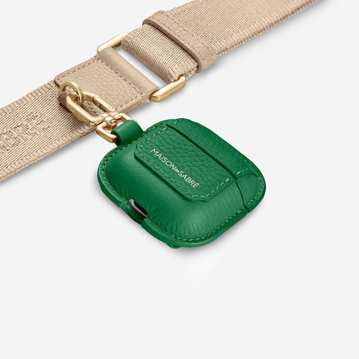 AirPods 4 Case Charm in Emerald Green | MAISON de SABRÉ