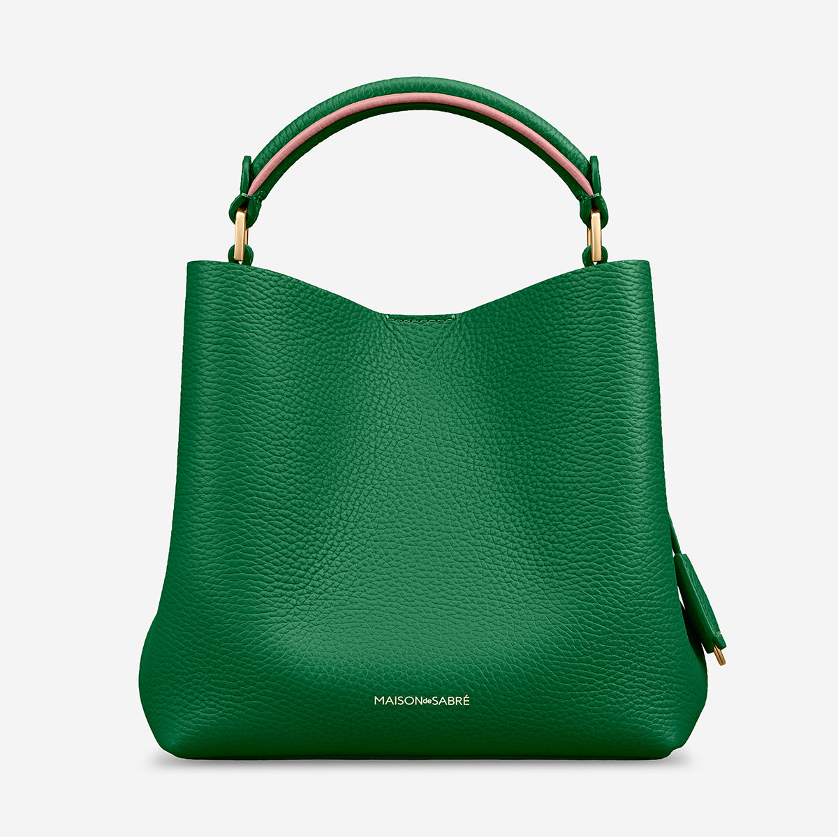 Mini Bucket Bag in Emerald Lily | MAISON de SABRÉ