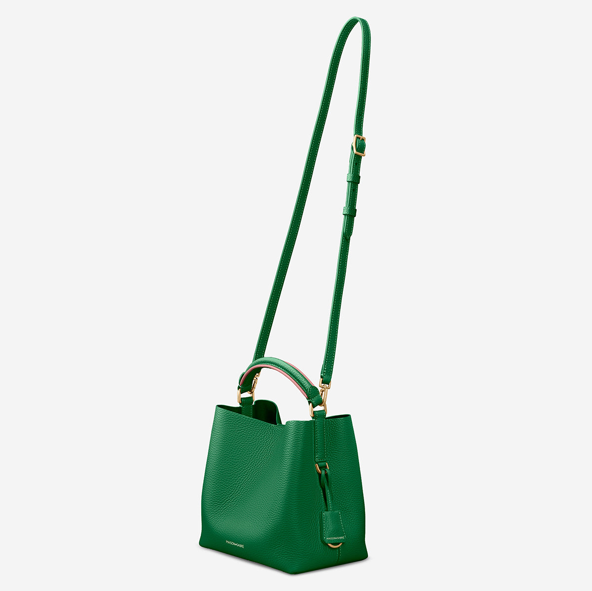 The Mini Bucket Bag - Emerald Lily
