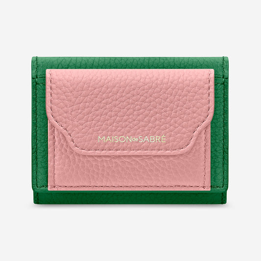 The Compact Trifold - Emerald Lily