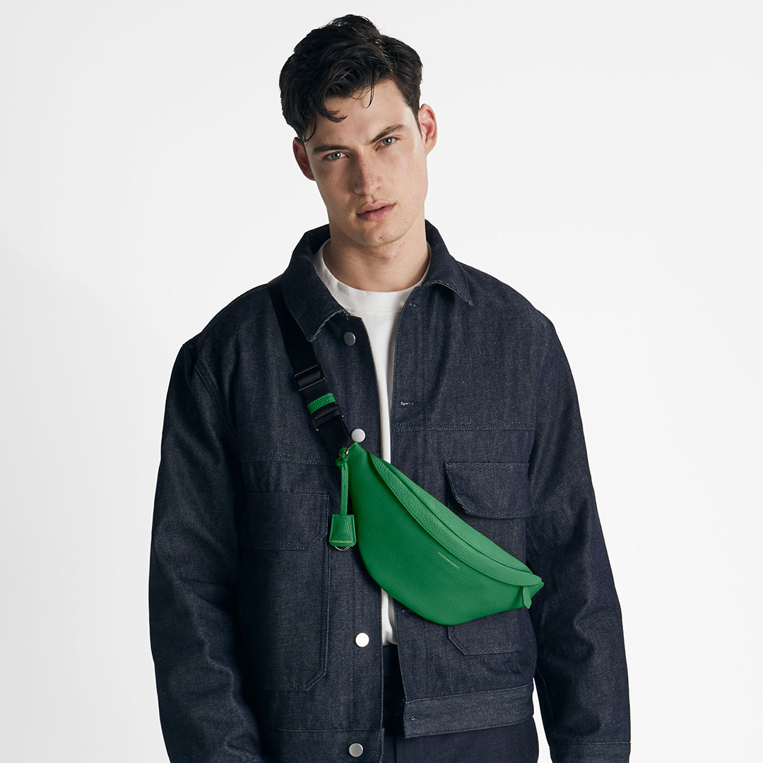 Sling Bag in Emerald Green | MAISON de SABRÉ