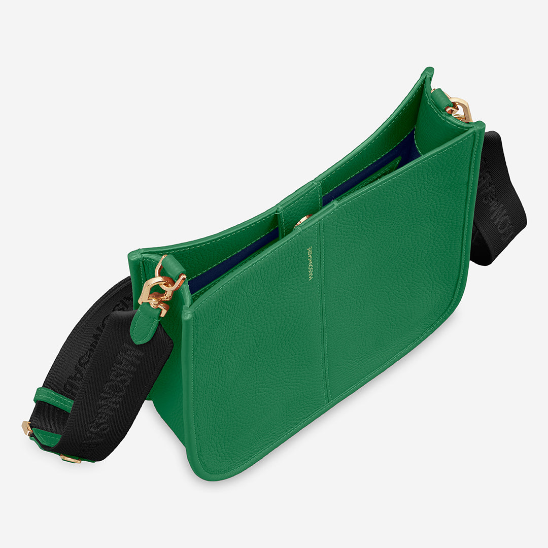 Saddle Bag in Emerald Green | MAISON de SABRÉ