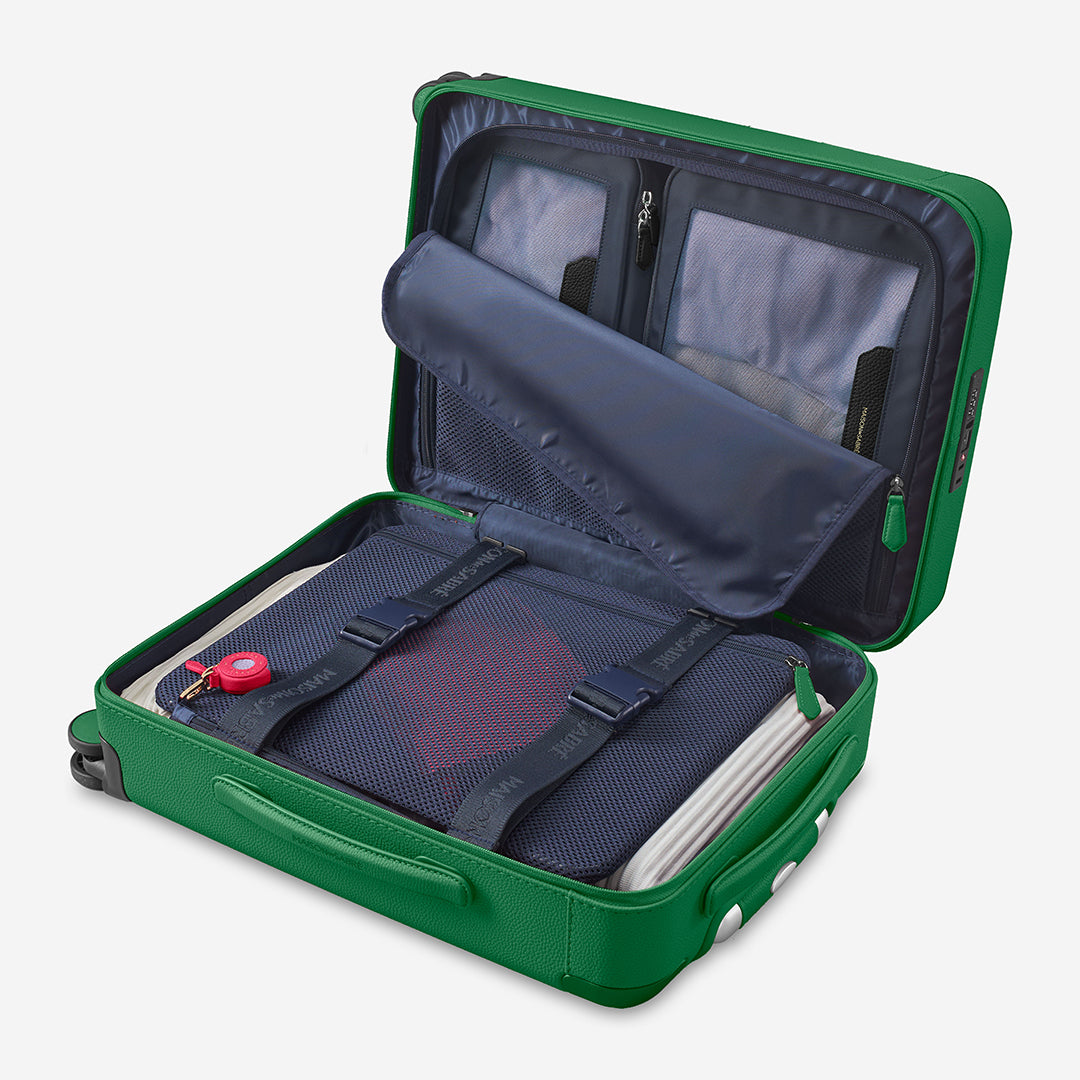 Carry-On Suitcase in Emerald Green | MAISON de SABRÉ