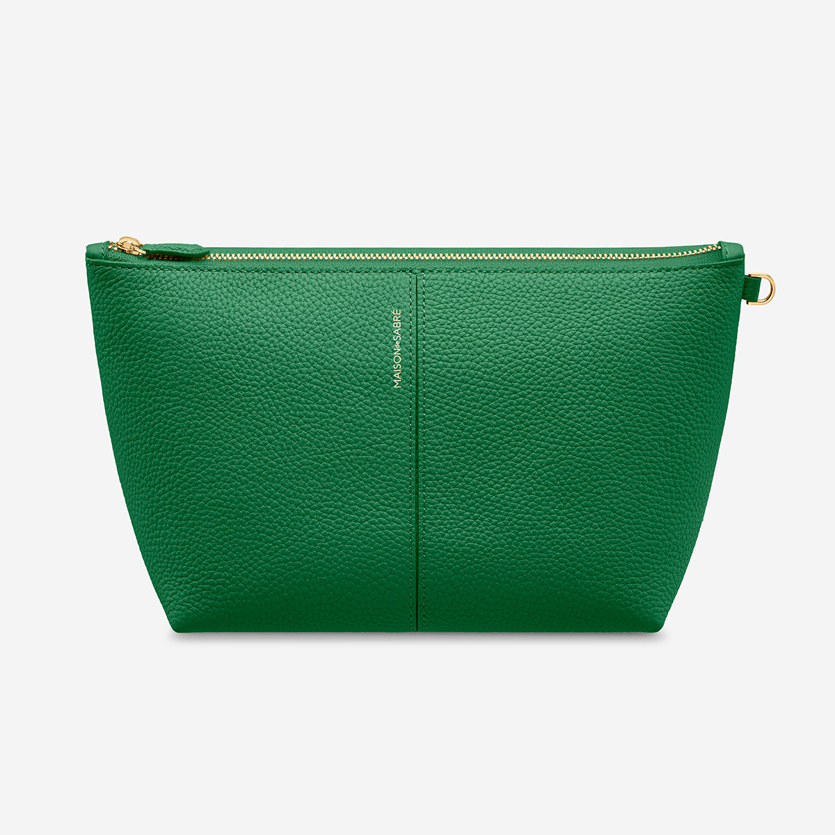 The Medium Flaire Pouch - Emerald Green