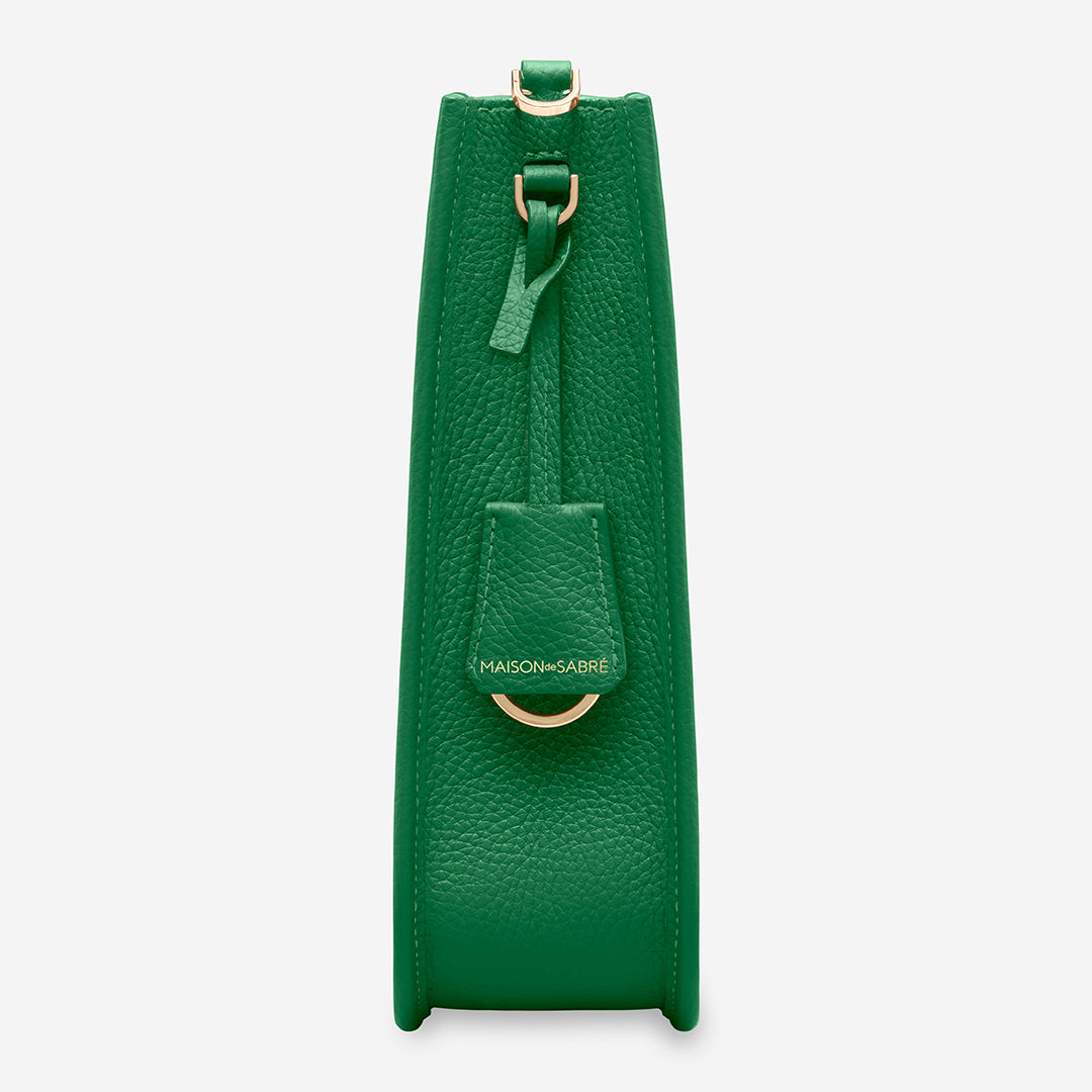 Saddle Bag in Emerald Green | MAISON de SABRÉ