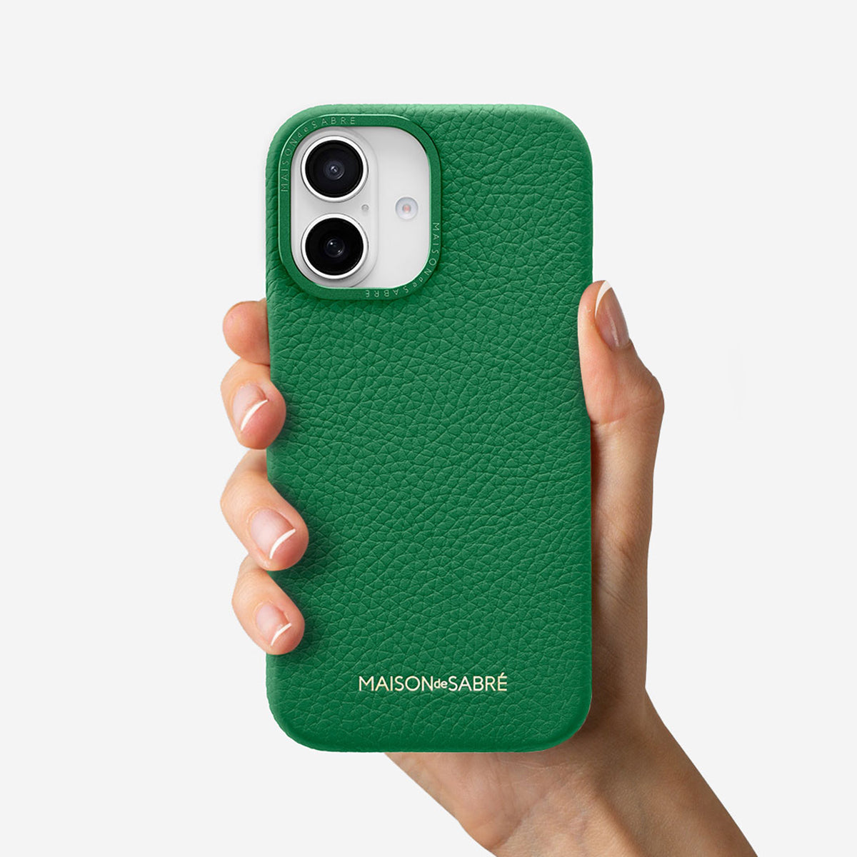 iPhone 16 Case in Emerald Green | MAISON de SABRÉ