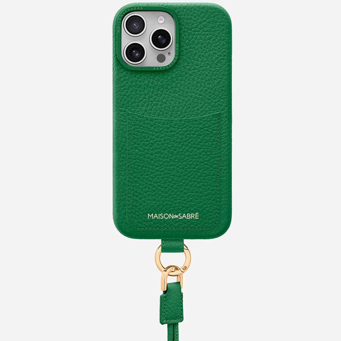 The Sling Phone Case iPhone 16 Pro - Emerald Green