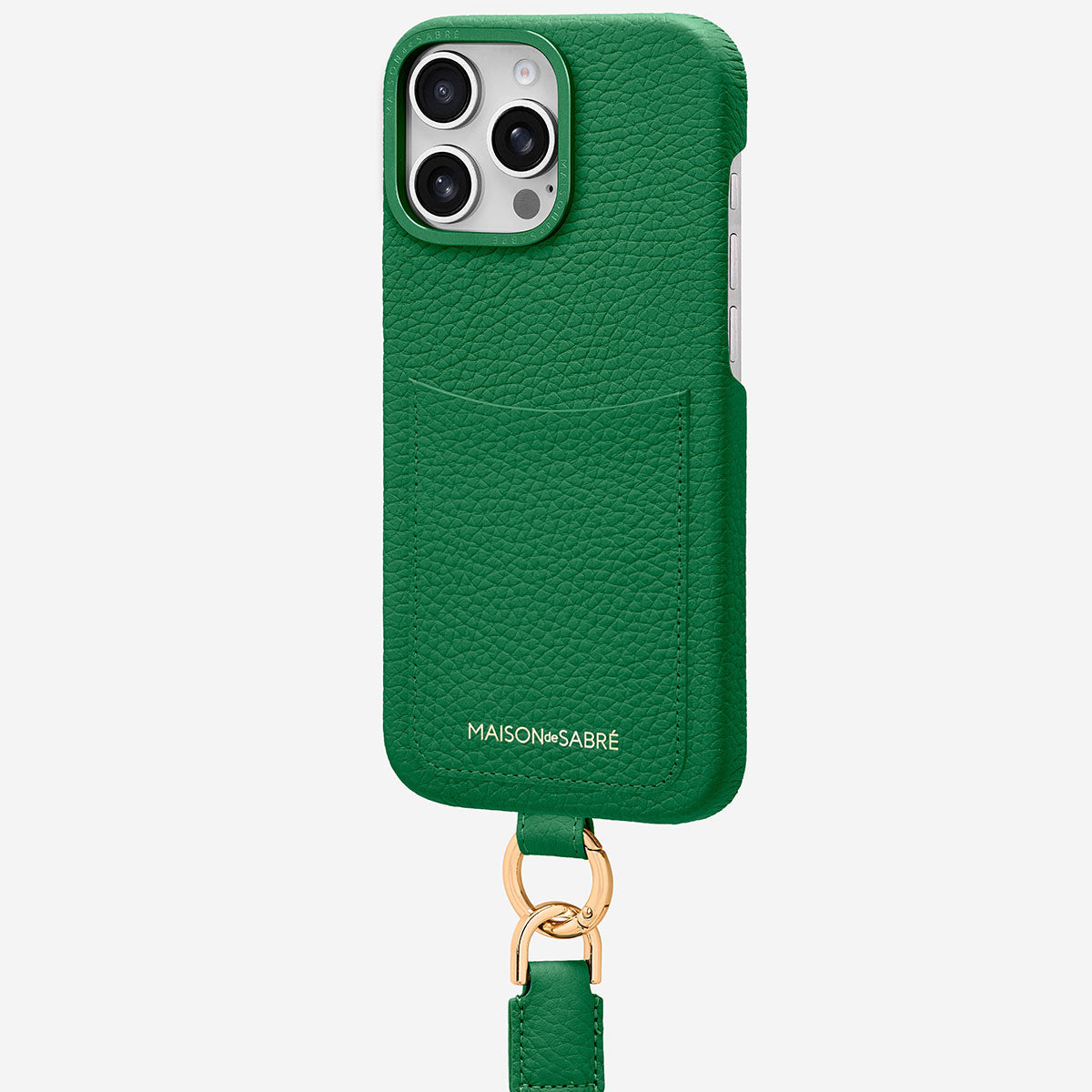 The Sling Phone Case iPhone 16 Pro - Emerald Green