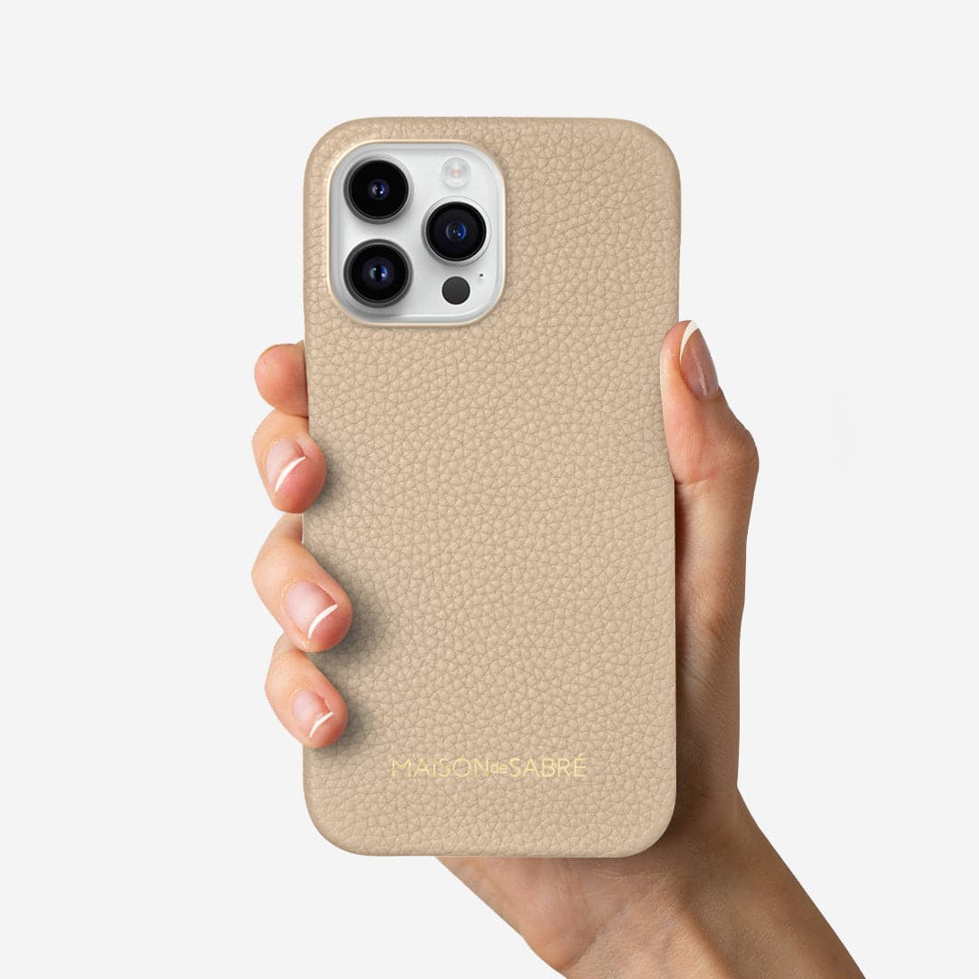 iPhone 14 Pro Case in Saharan Nude | MAISON de SABRÉ
