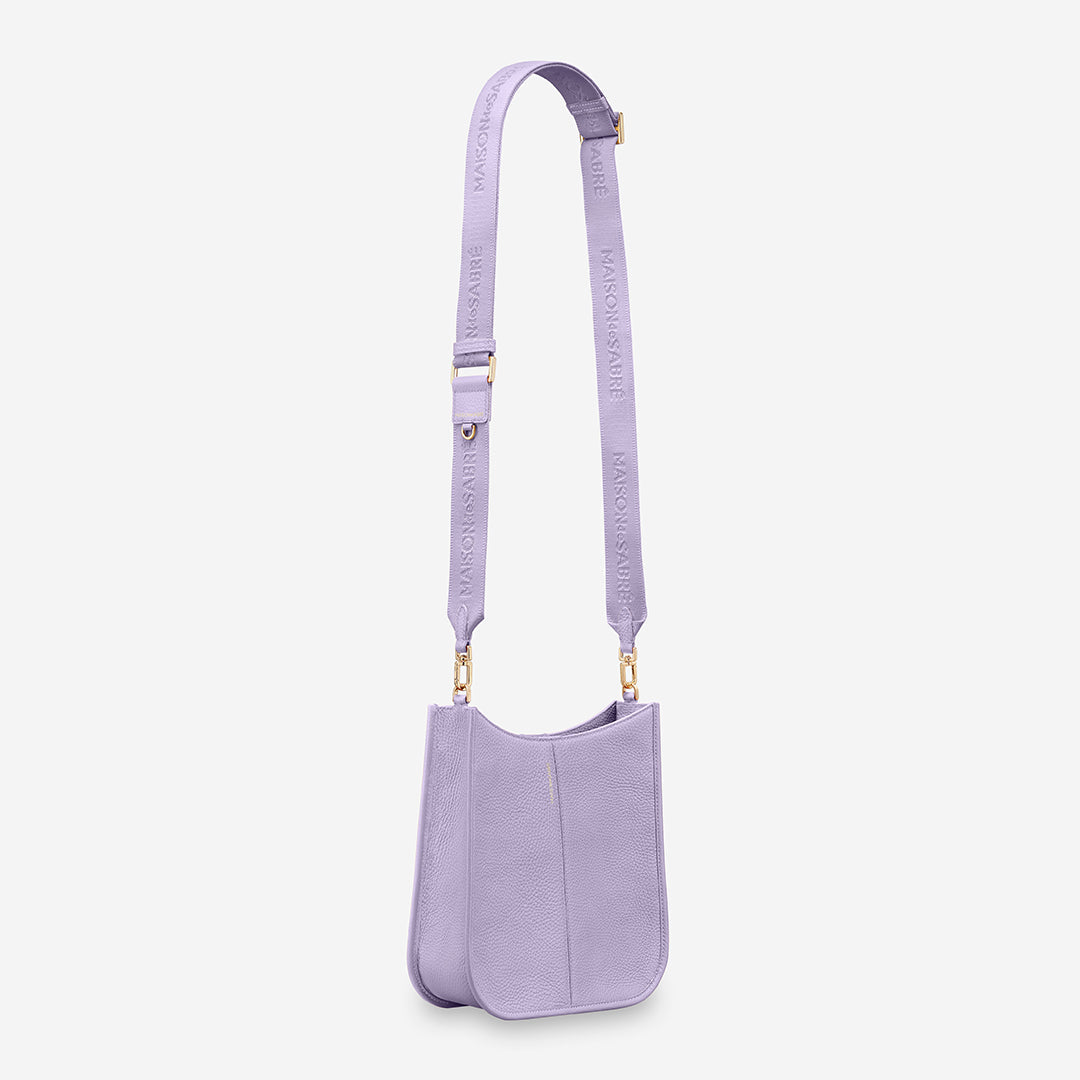 Saddle Bag in Lavender Purple | MAISON de SABRÉ