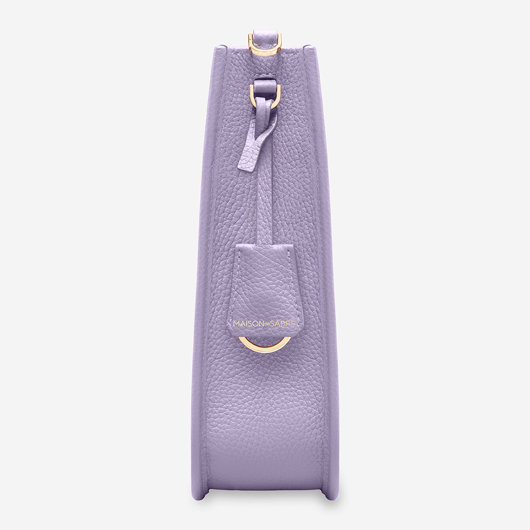 Saddle Bag in Lavender Purple | MAISON de SABRÉ