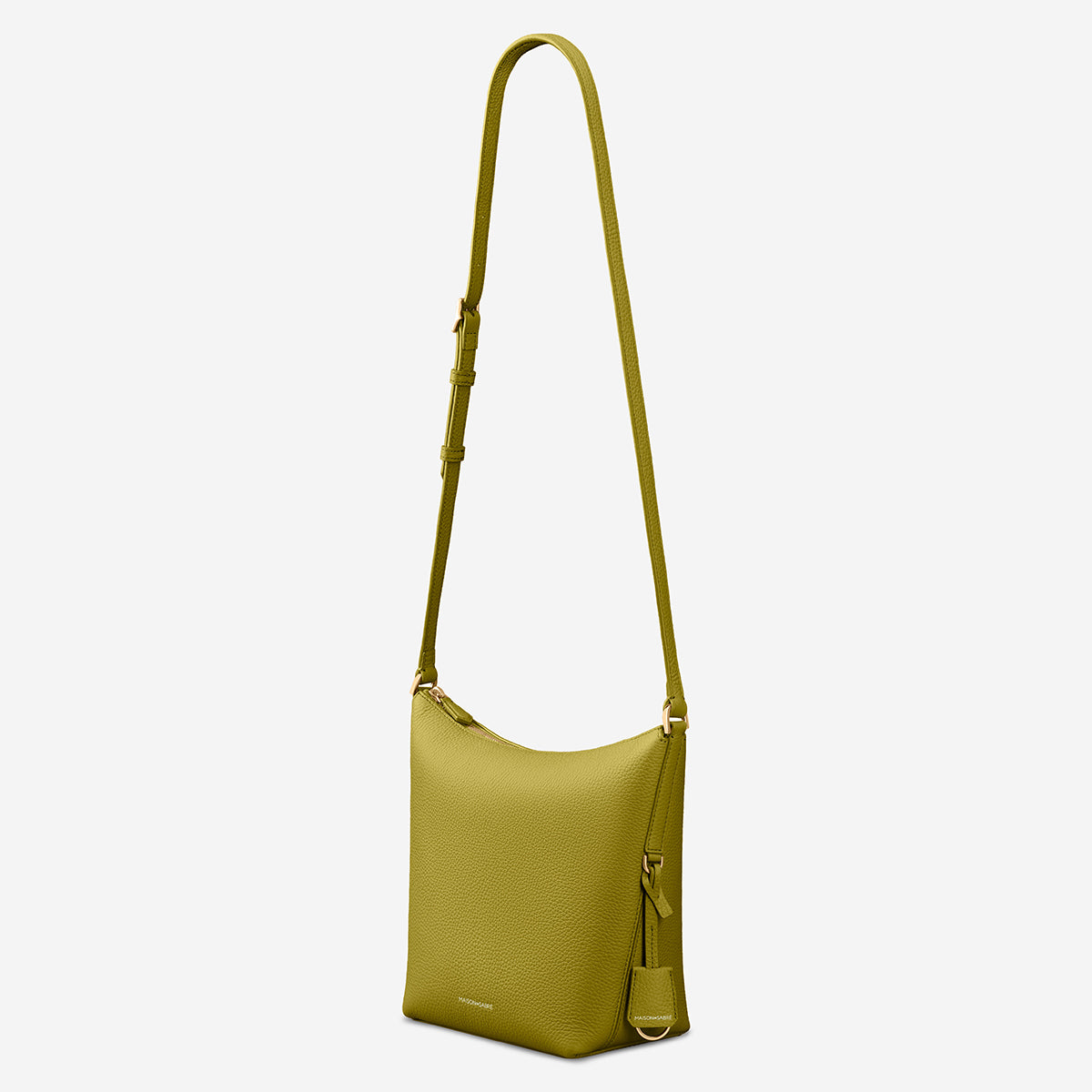 The Zipped Bucket Bag - Martini Green