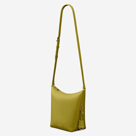 The Zipped Bucket Bag - Martini Green