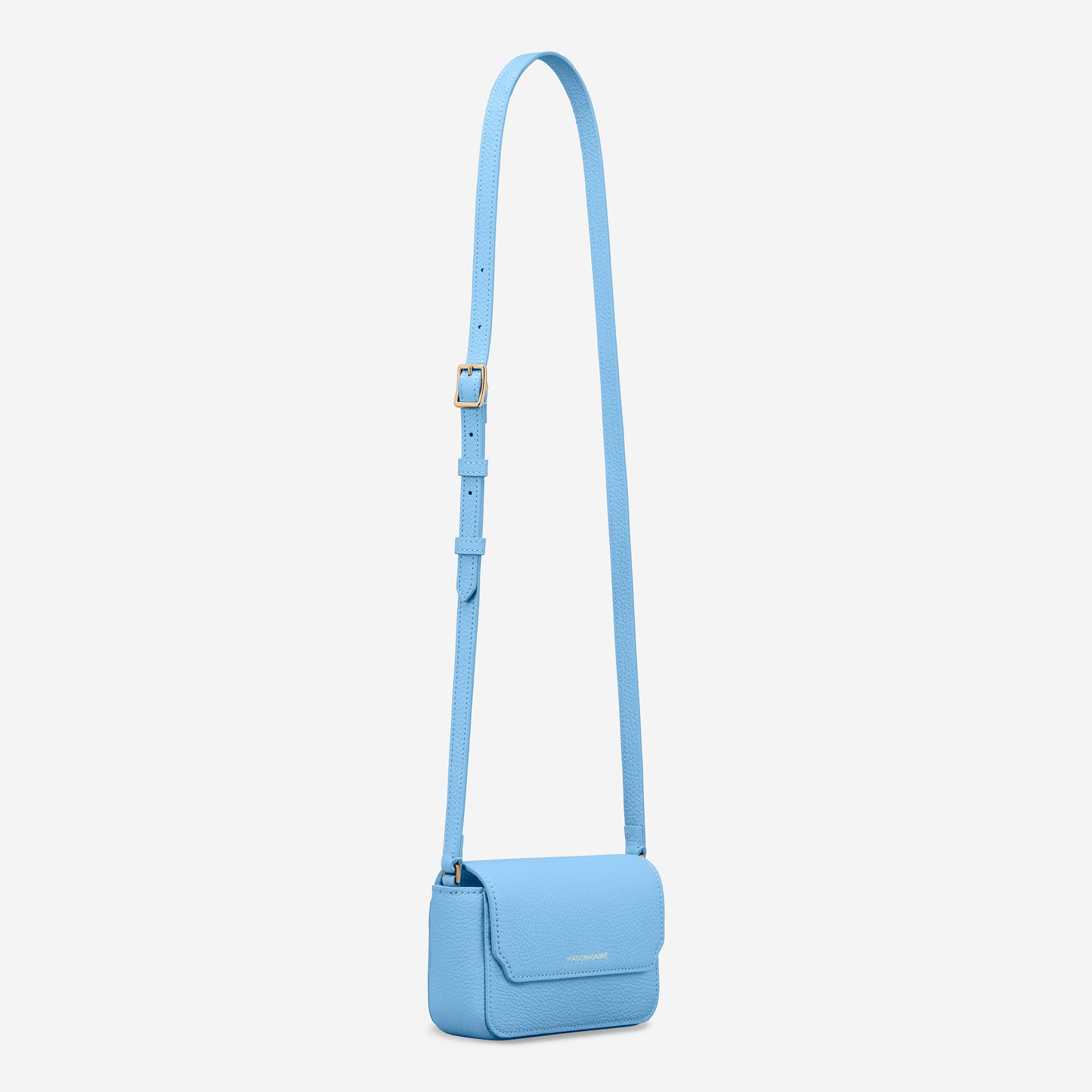 The Micro Flap Bag - Sky Blue
