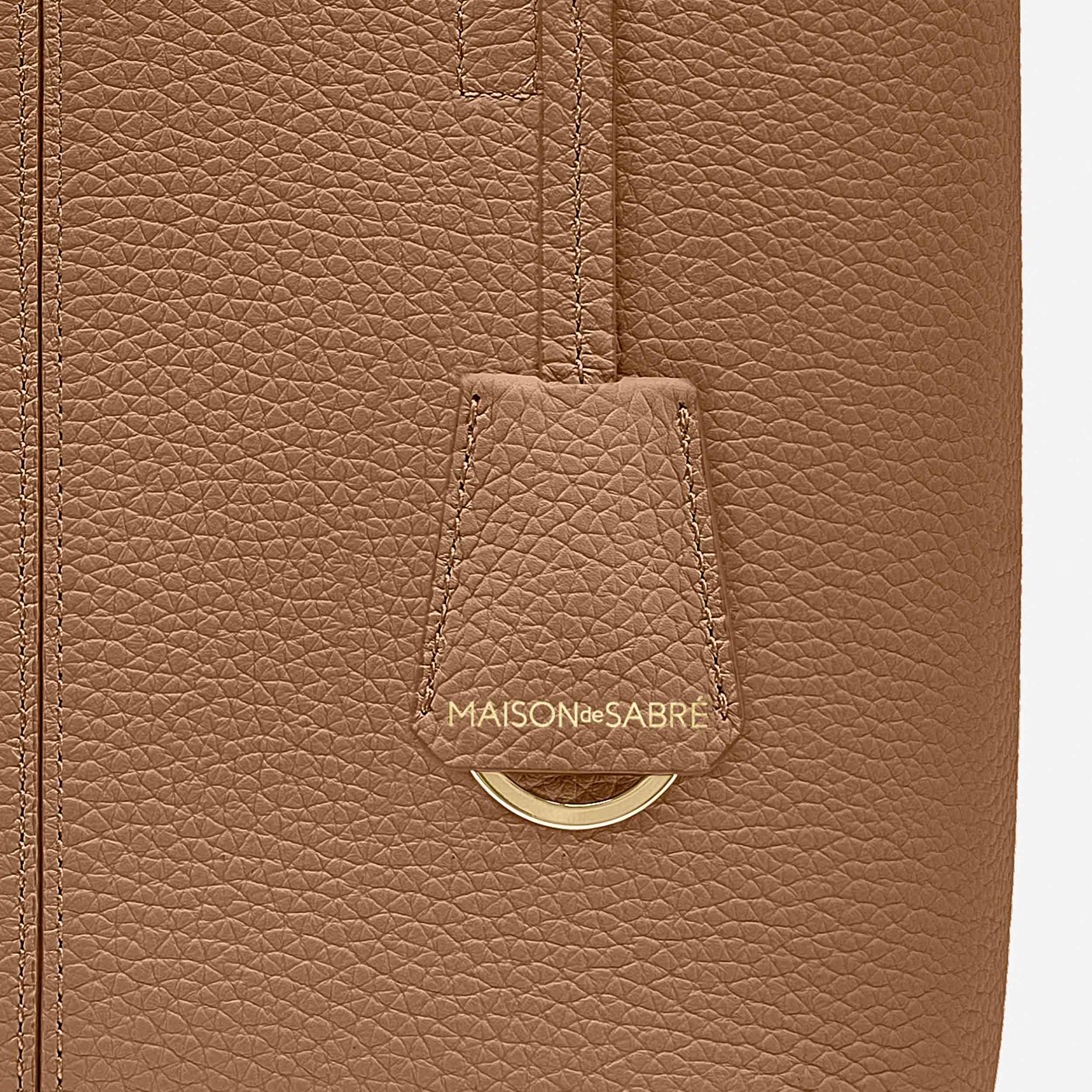 Small Soft Tote in Sandstone Manhattan | MAISON de SABRÉ