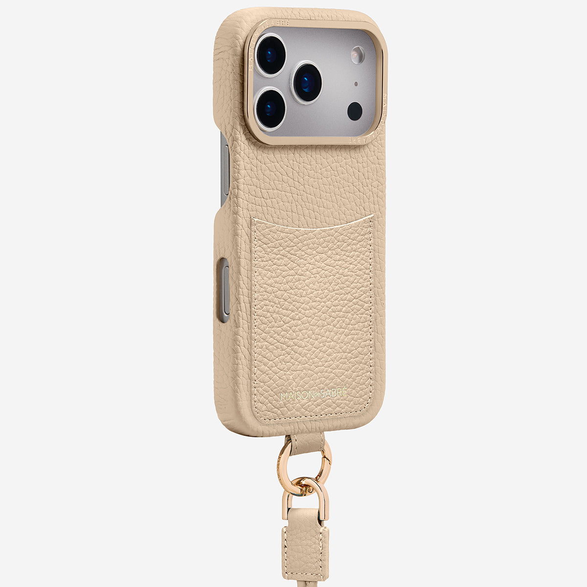 Sling Phone Case iPhone 17 Pro Max in Saharan Nude – MAISON de SABRÉ