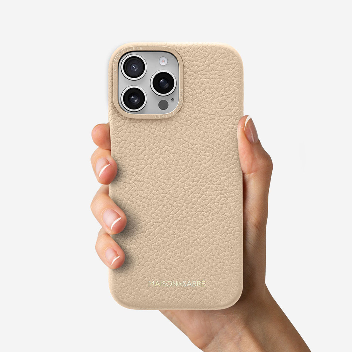 iPhone 16 Pro Case in Saharan Nude | MAISON de SABRÉ