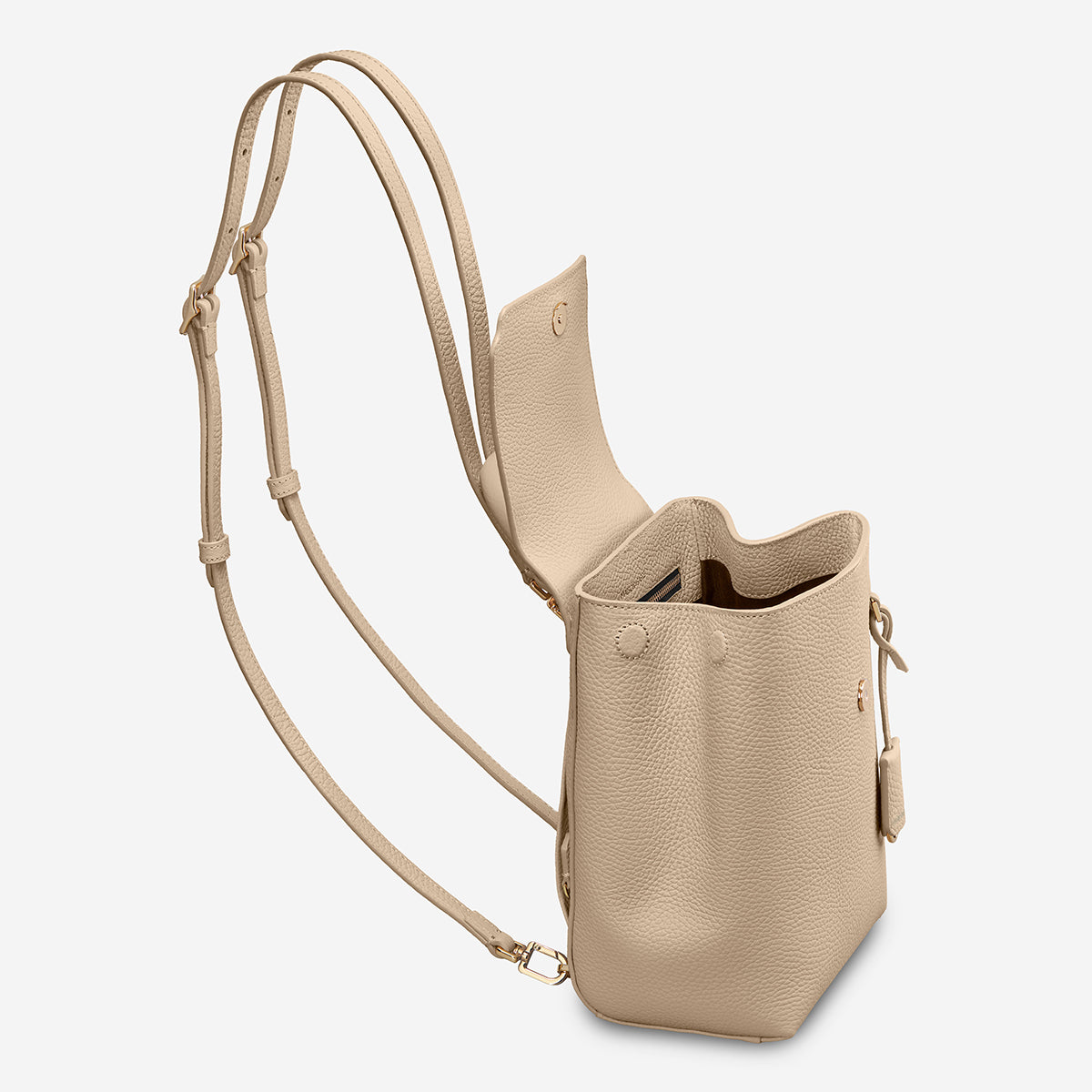 The Mini Soft Backpack - Saharan Nude