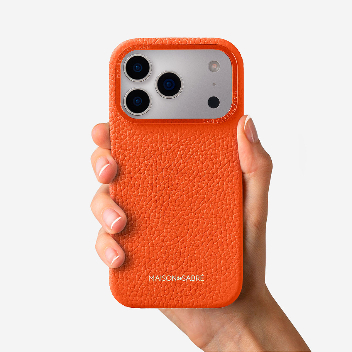 iPhone 17 Pro Max Case in Manhattan Orange | MAISON de SABRÉ