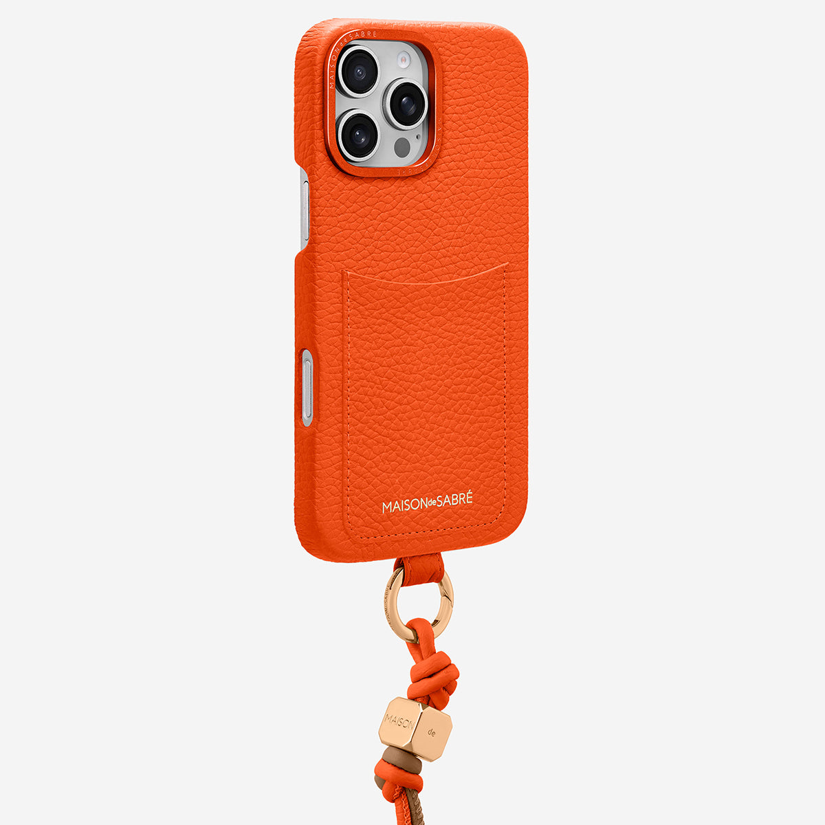 The Wristlet Phone Case iPhone 16 Pro - Manhattan Orange