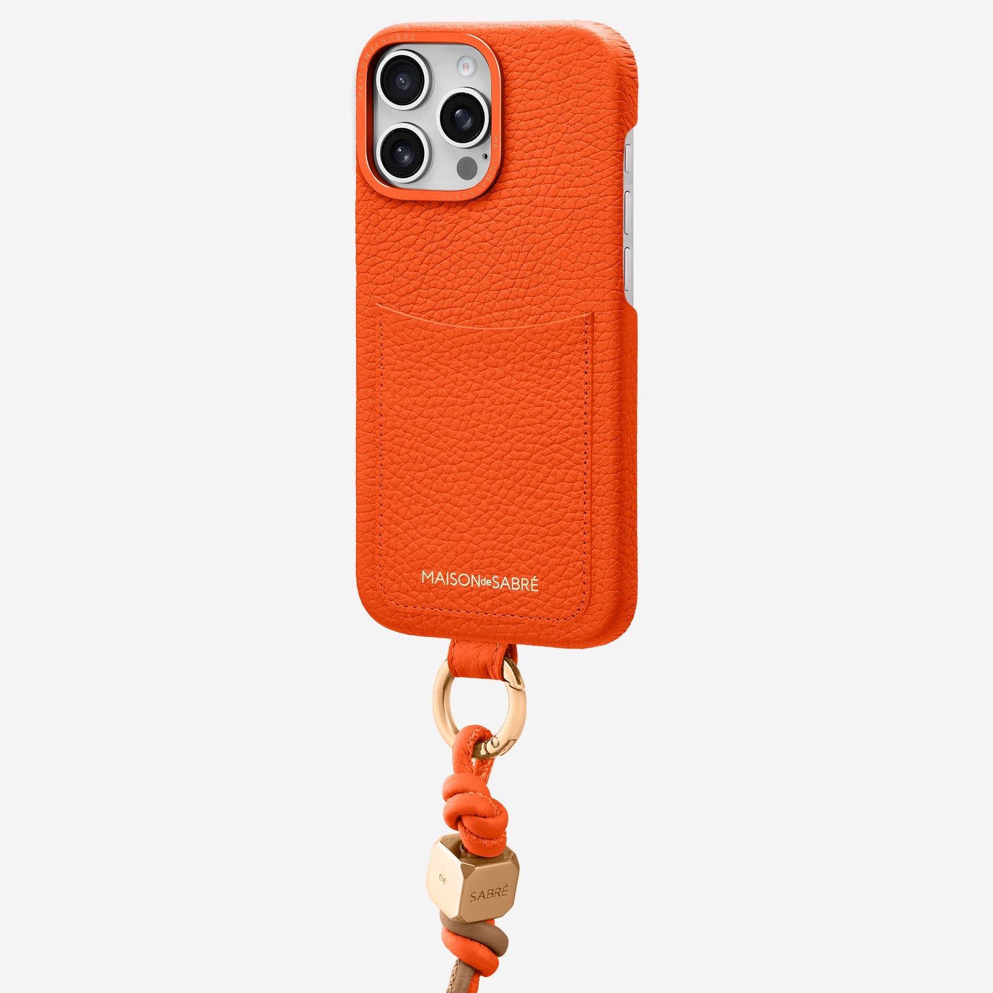 The Wristlet Phone Case iPhone 16 Pro - Manhattan Orange