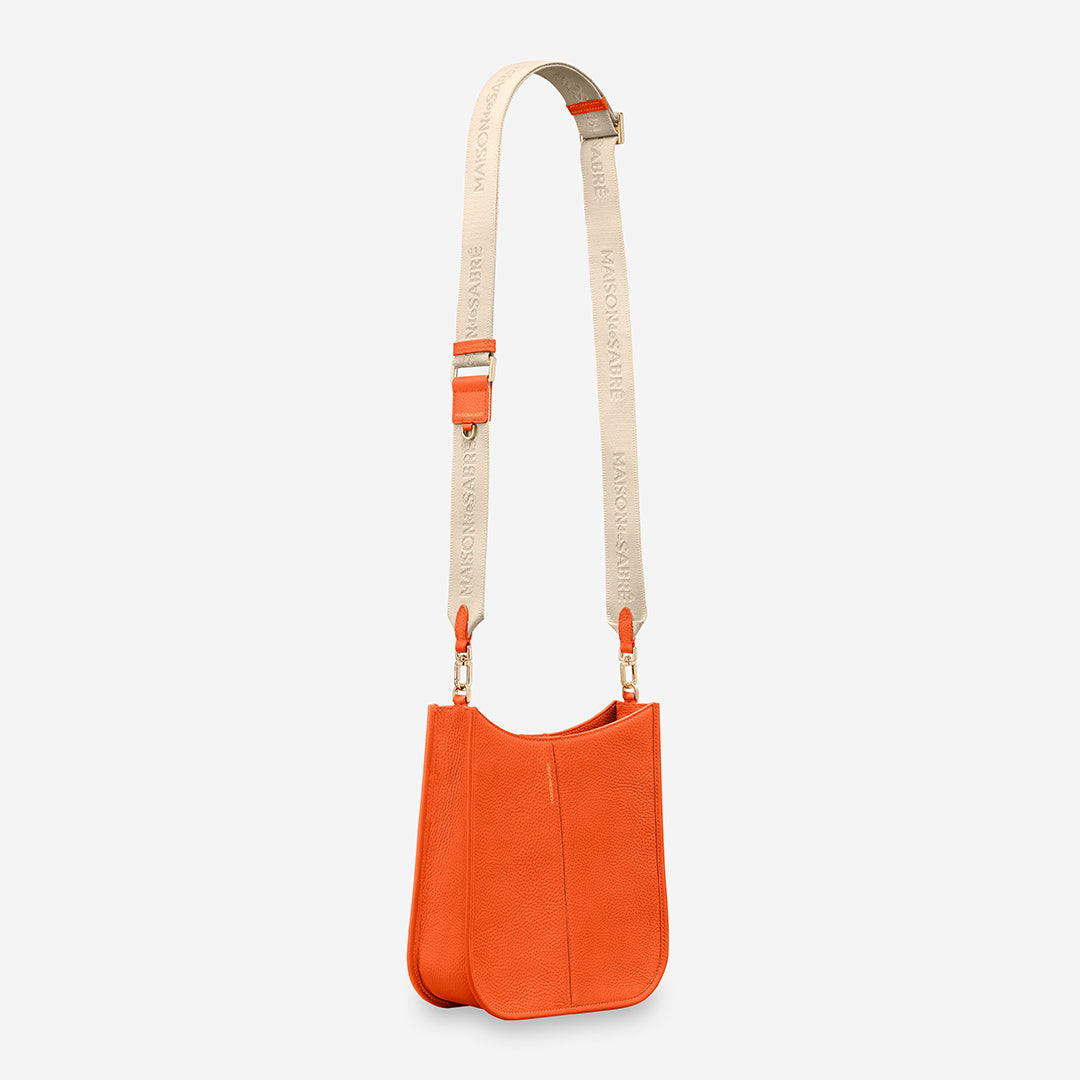 Saddle Bag in Manhattan Orange | MAISON de SABRÉ