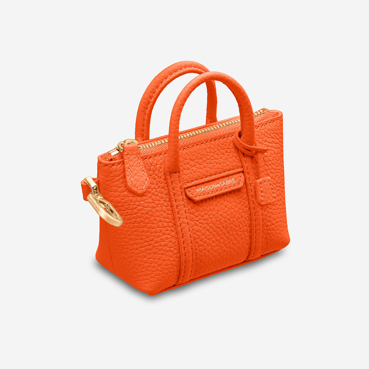 The SABRÉMOJI™ Weekender Charm - Manhattan Orange