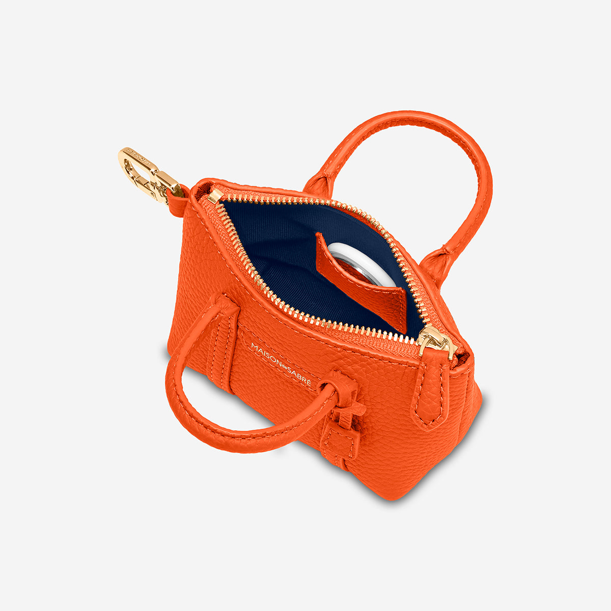 The SABRÉMOJI™ Weekender Charm - Manhattan Orange