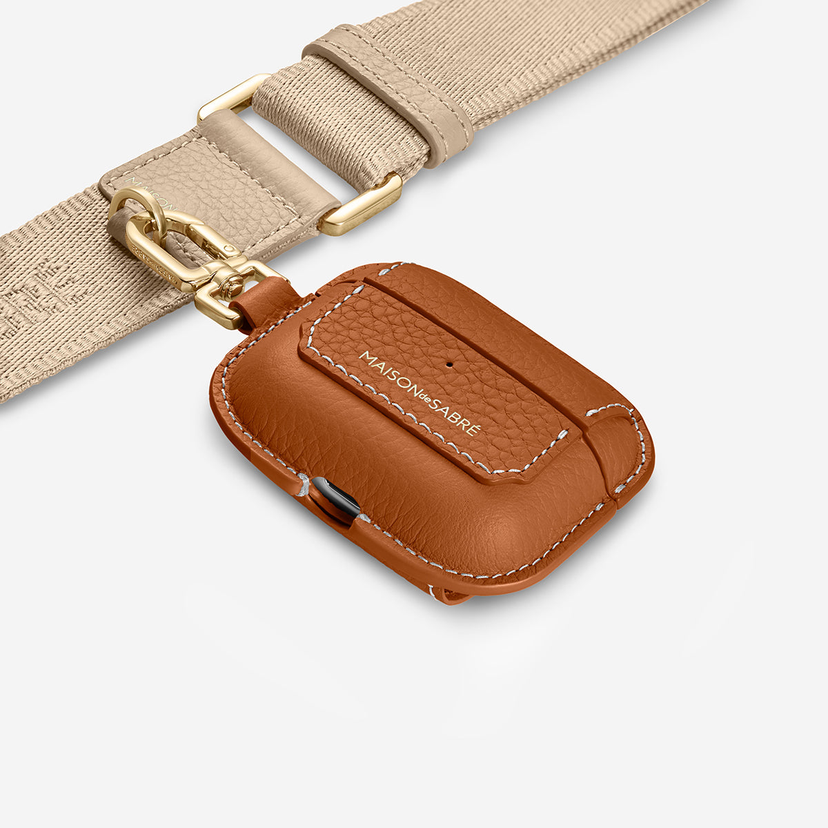 The AirPods Pro 3 Case Charm - Pecan Brown