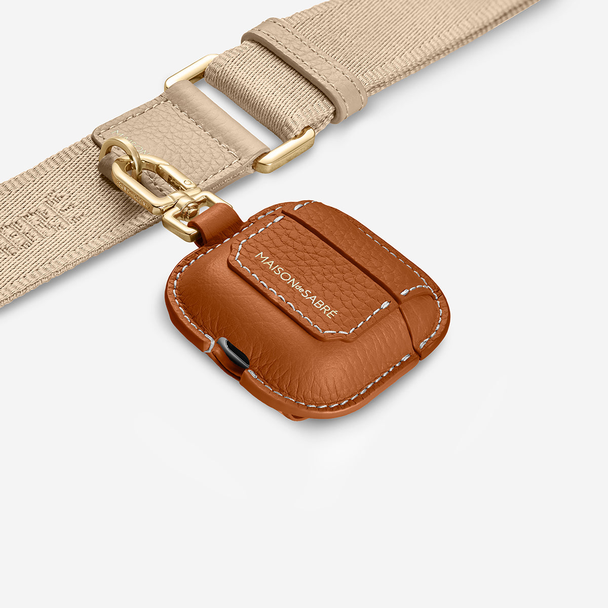 The AirPods 4 Case Charm - Pecan Brown