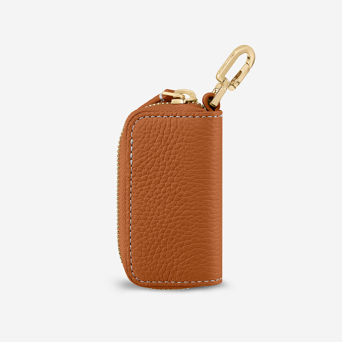 The Key Case Charm - Pecan Brown