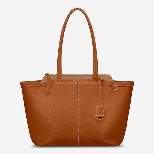The Switch Tote - Pecan Sandstone