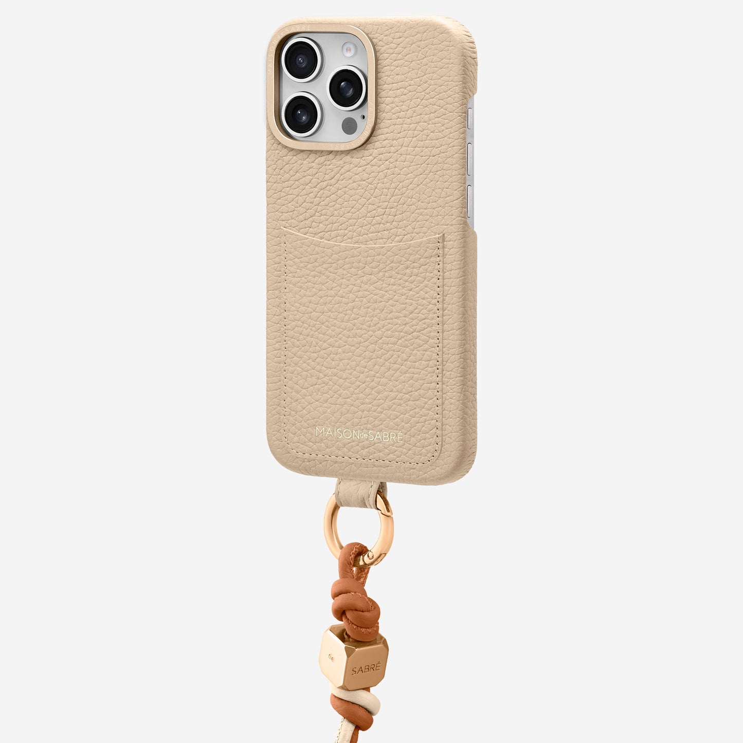 The Wristlet Phone Case iPhone 16 Pro - Saharan Nude