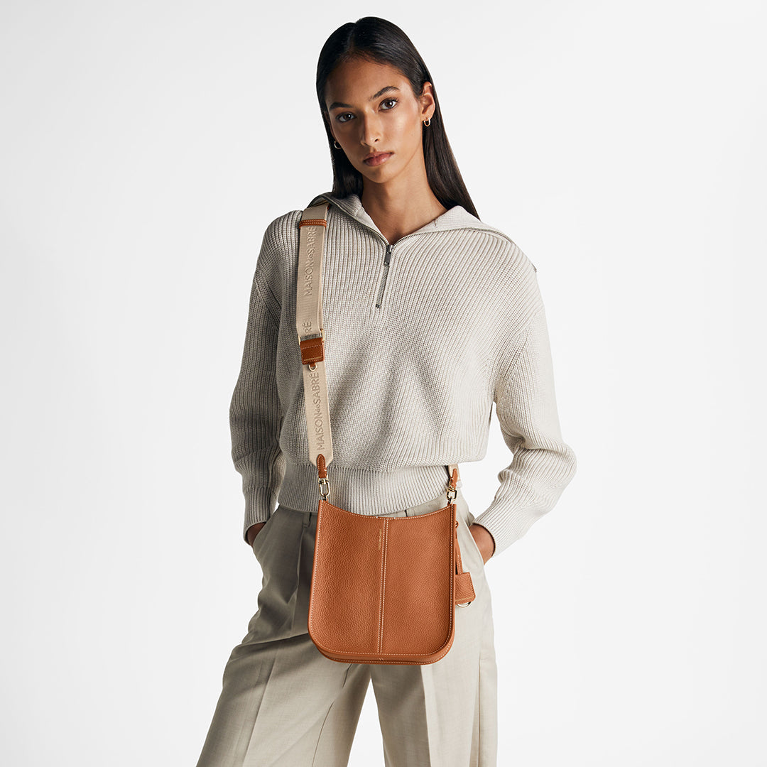 Saddle Bag in Pecan Brown | MAISON de SABRÉ