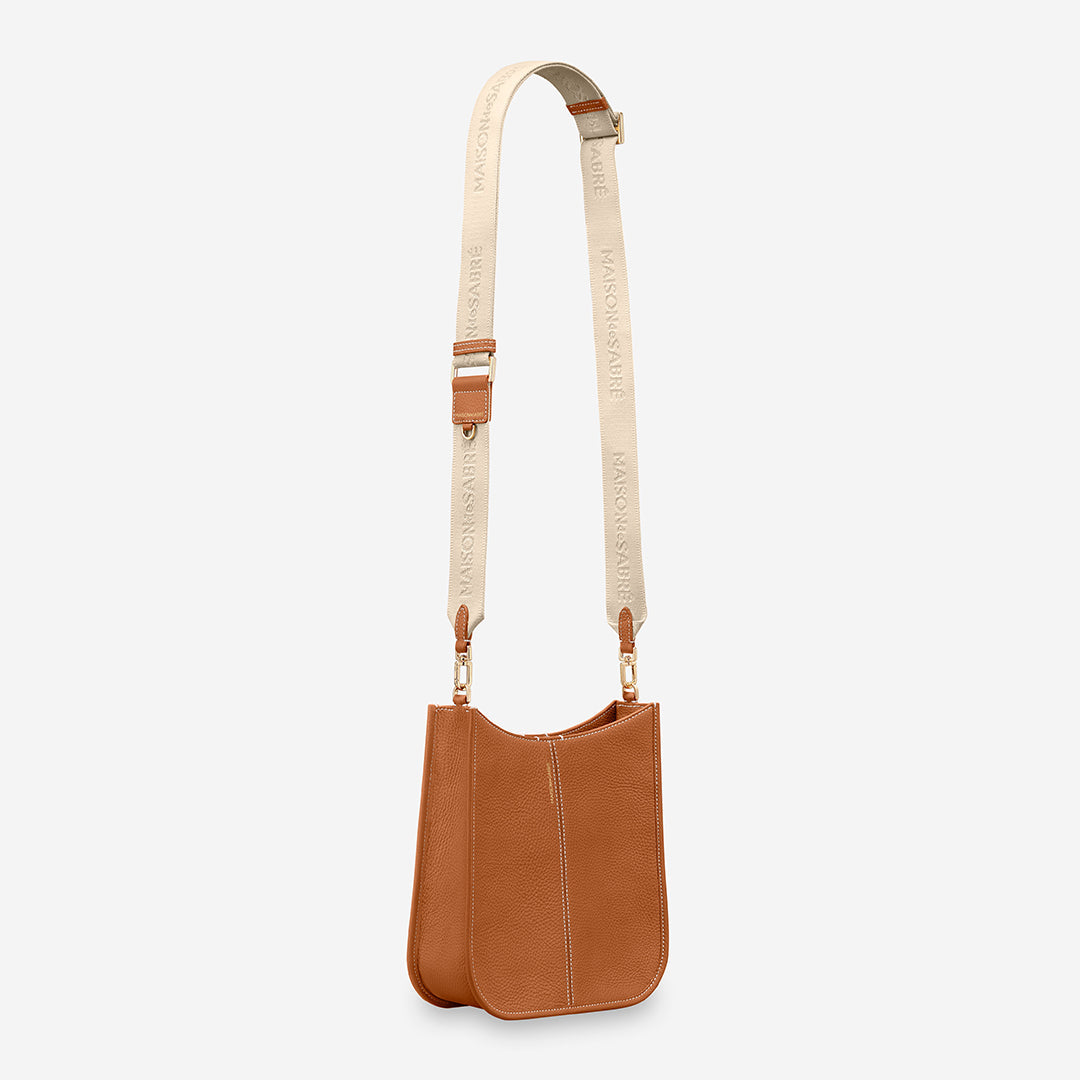 Saddle Bag in Pecan Brown | MAISON de SABRÉ